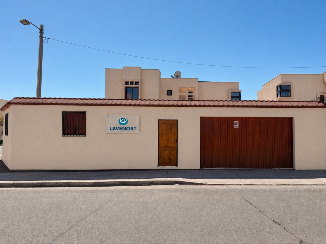 Fachada de las instalaciones de Lavenort en Calama